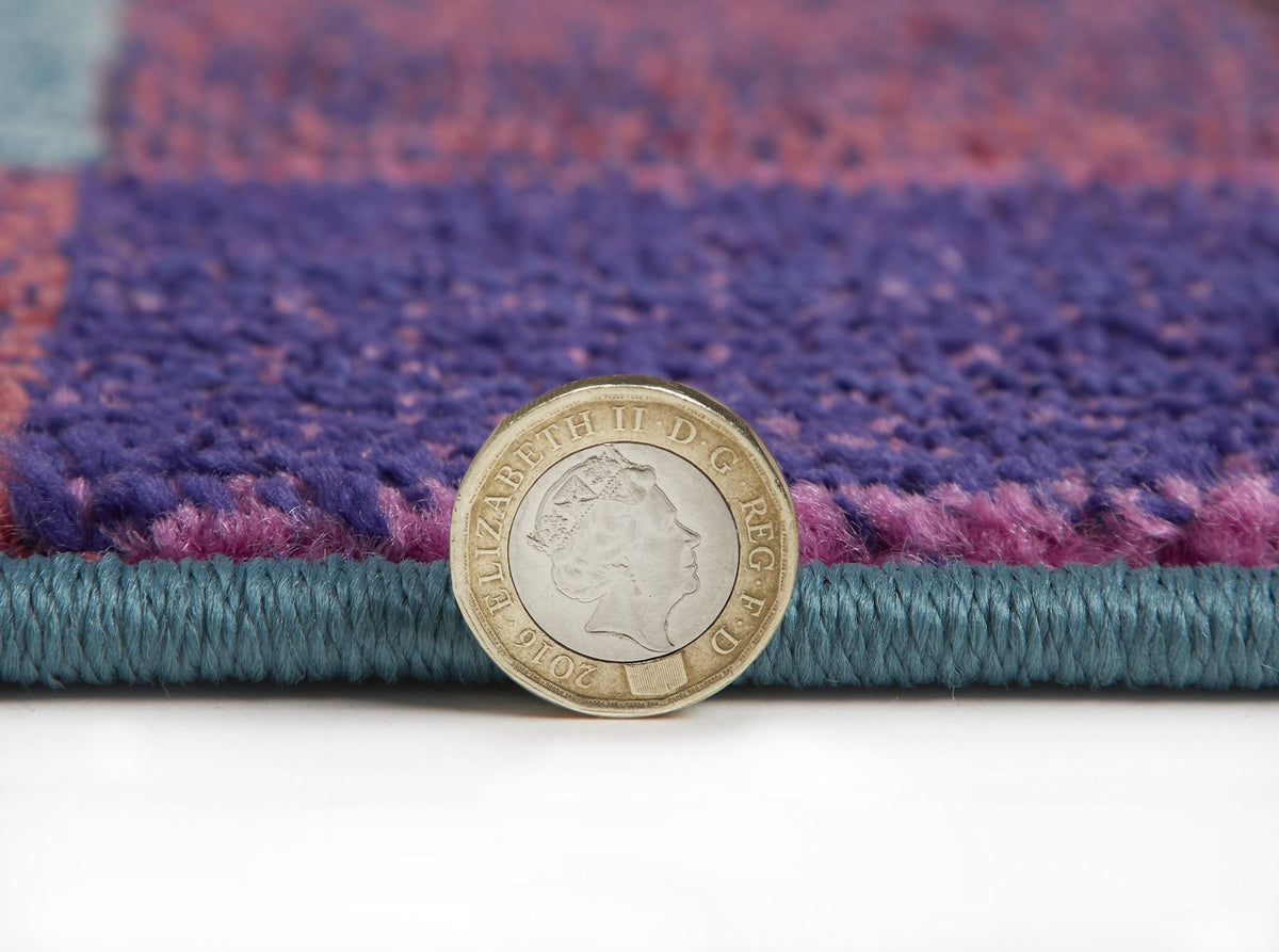 Carnaval Check Multicolour Rug