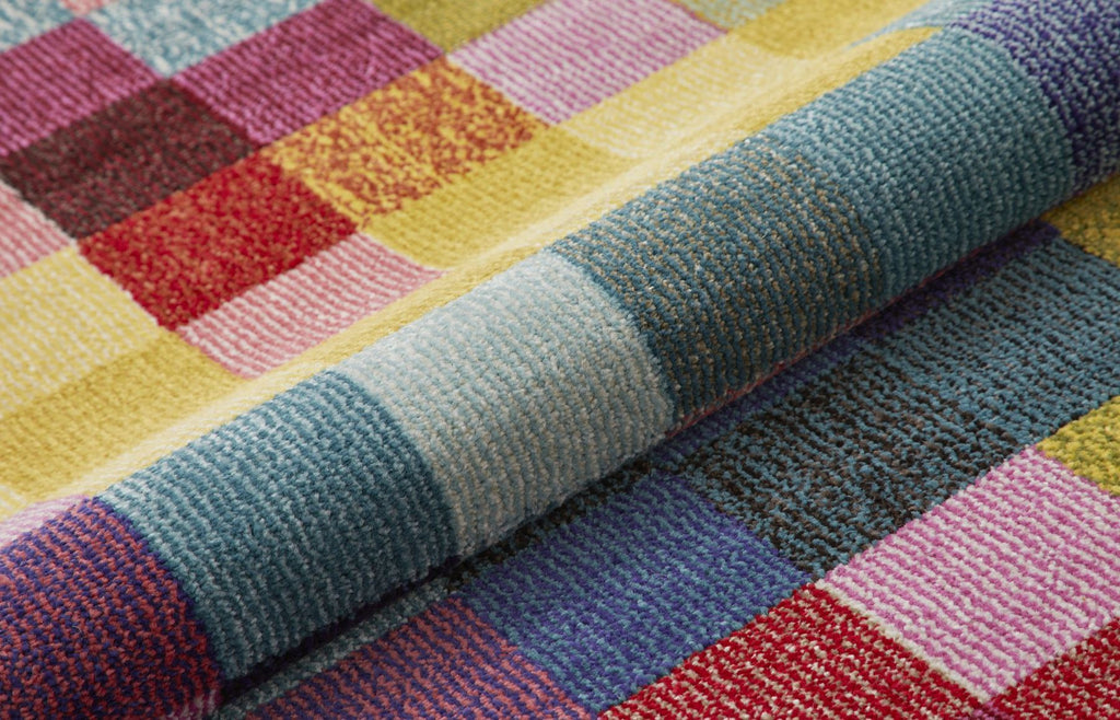 Carnaval Check Multicolour Rug