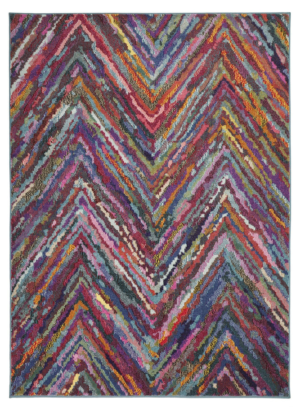 Carnaval Chevron Multicolour Rug
