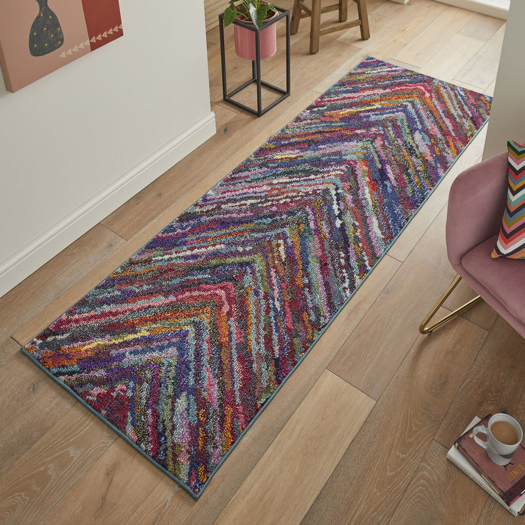Carnaval Chevron Multicolour Rug