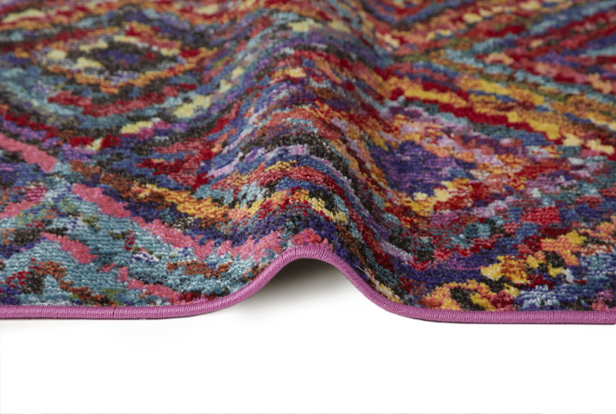 Carnaval Diamond Kilim Multicolour Rug