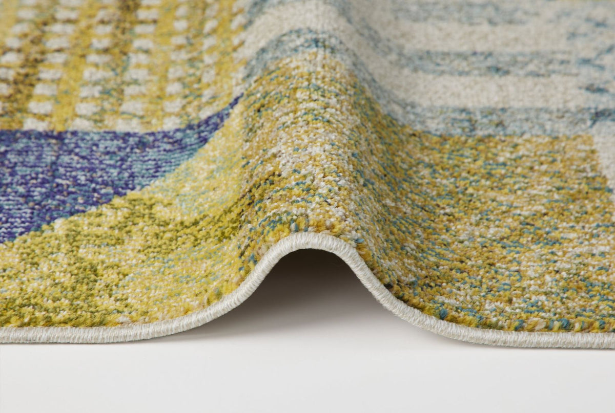 Carnaval Geometric Light Multicolour Rug