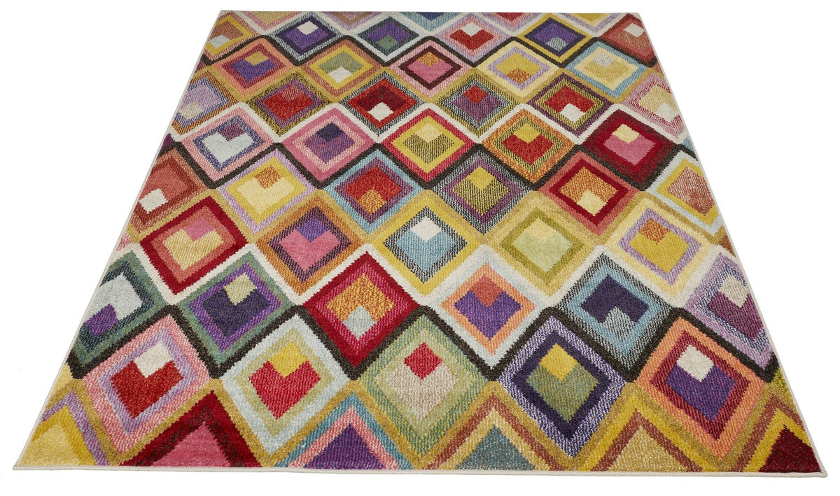 Carnaval Harlequin Multicolour Rug