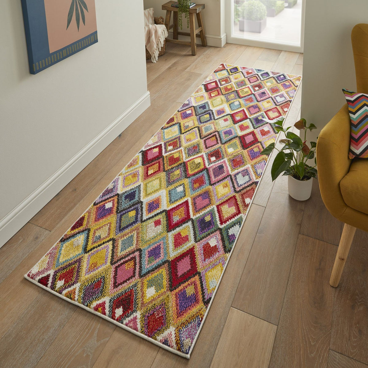 Carnaval Harlequin Multicolour Rug