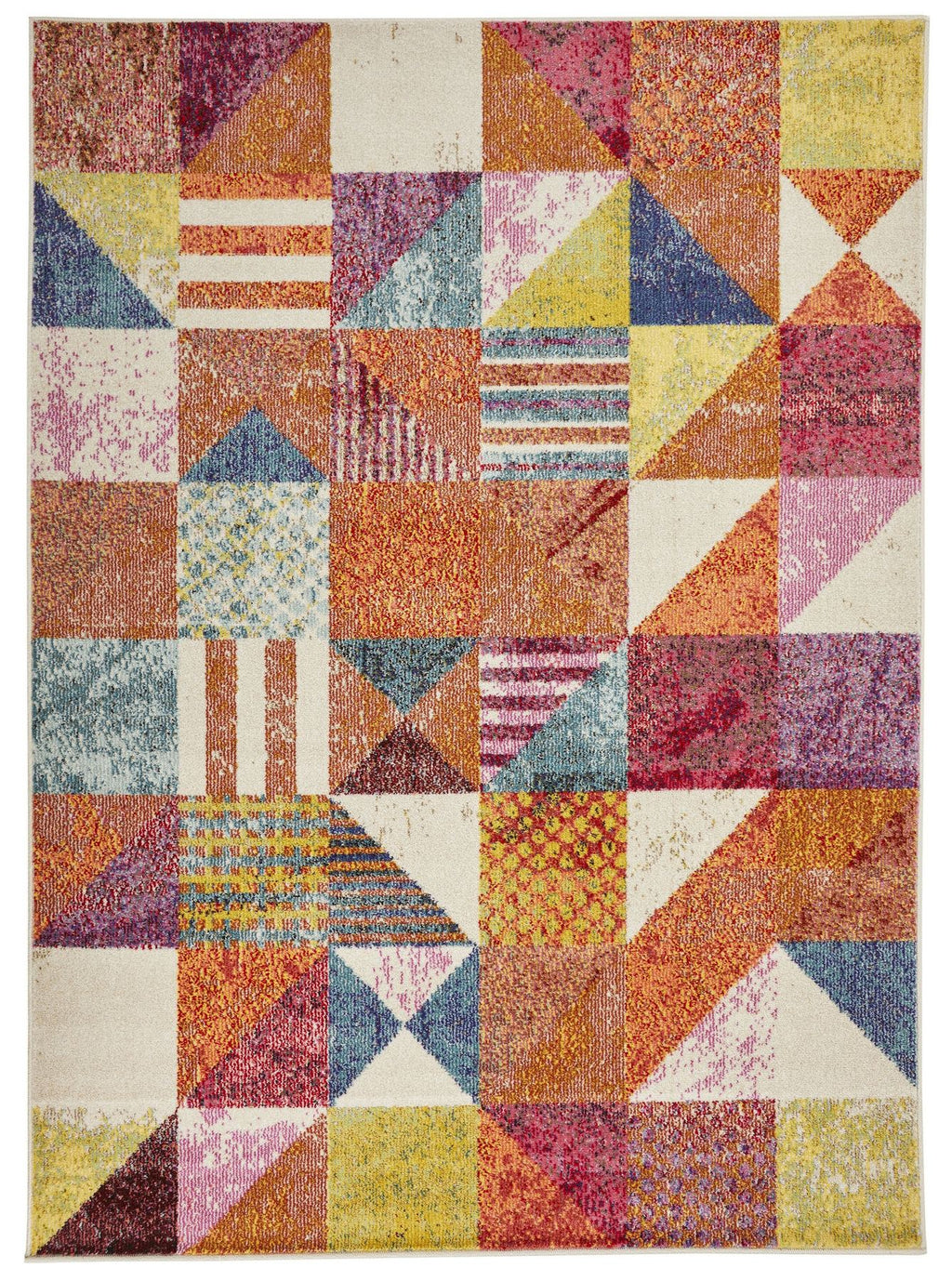 Carnaval Patchwork Multicolour Rug