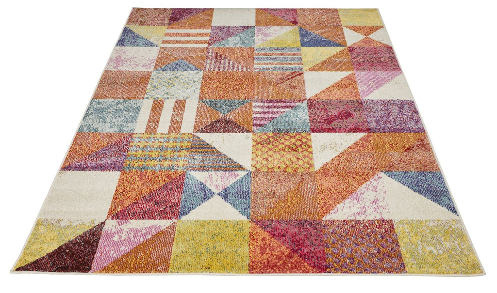 Carnaval Patchwork Multicolour Rug