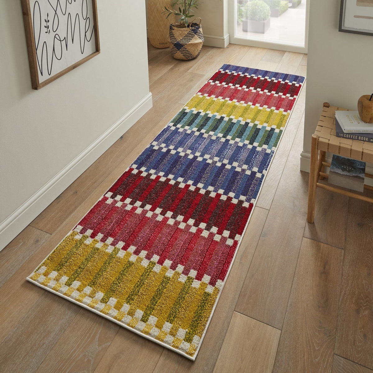 Carnaval Stripe Multicolour Rug