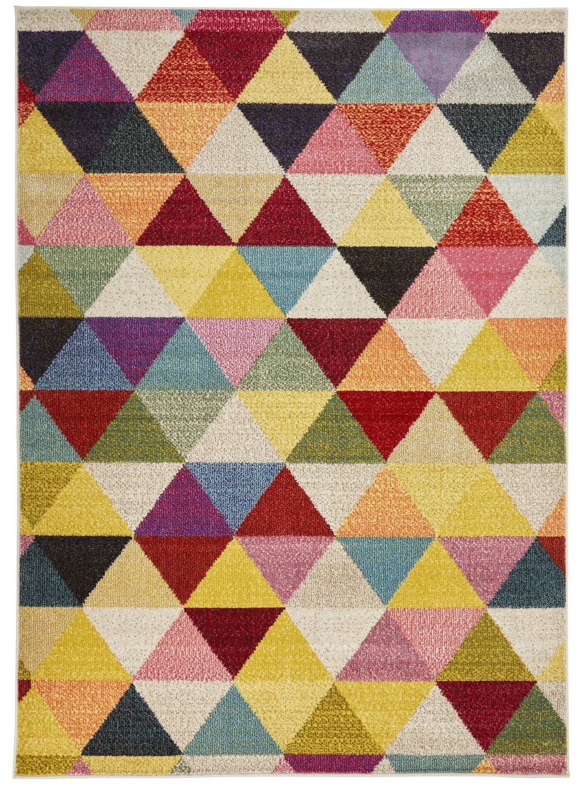 Carnaval Triangle Multicolour Rug