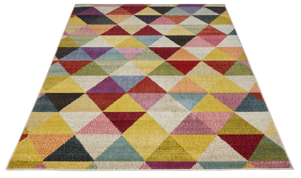 Carnaval Triangle Multicolour Rug