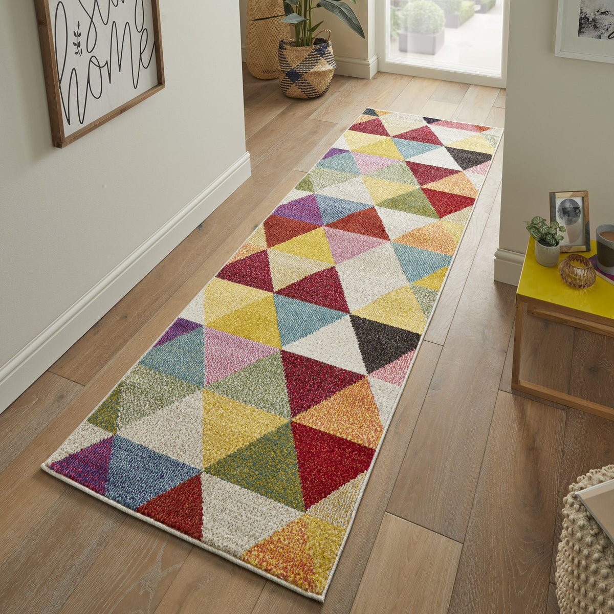 Carnaval Triangle Multicolour Rug