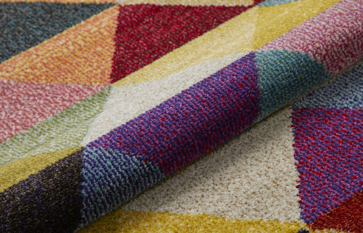 Carnaval Triangle Multicolour Rug