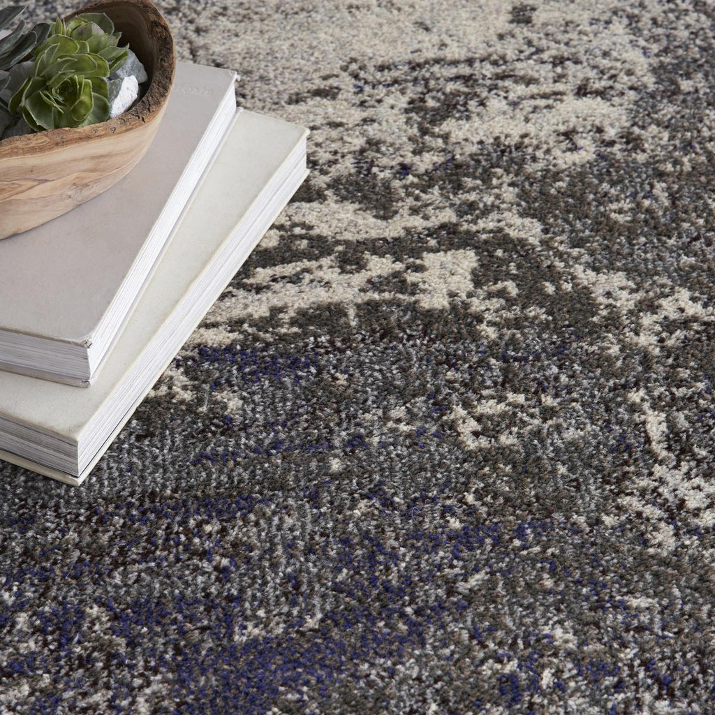 Celestial Cascade Ivory Grey Rug