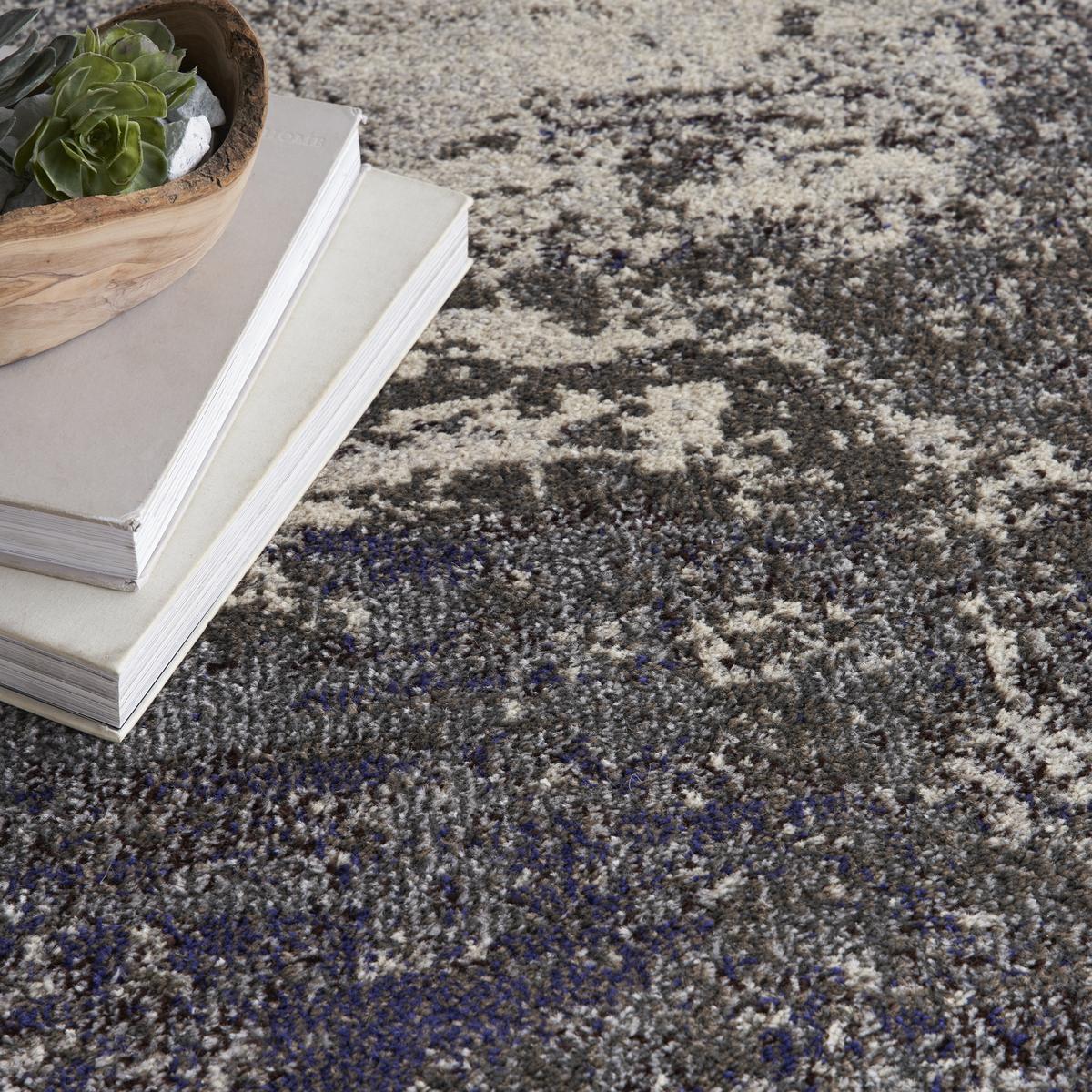 Celestial Cascade Ivory Grey Rug