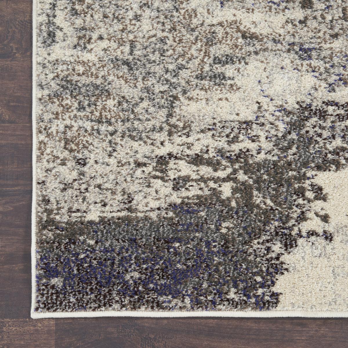 Celestial Cascade Ivory Grey Rug