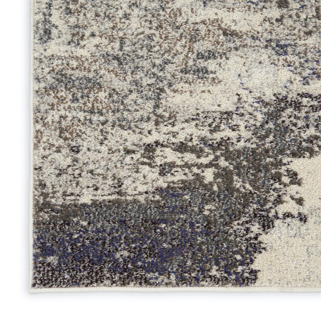 Celestial Cascade Ivory Grey Rug