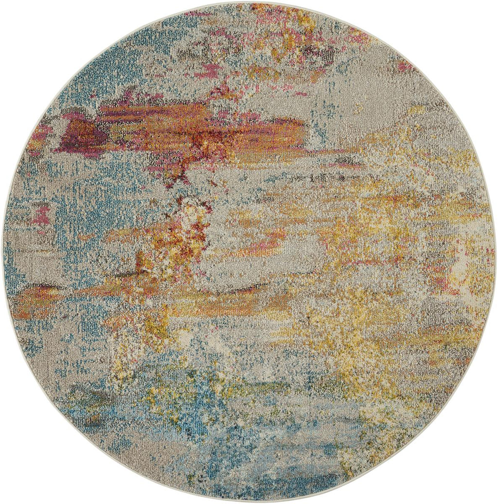 Celestial Cascade Multicolour Rug