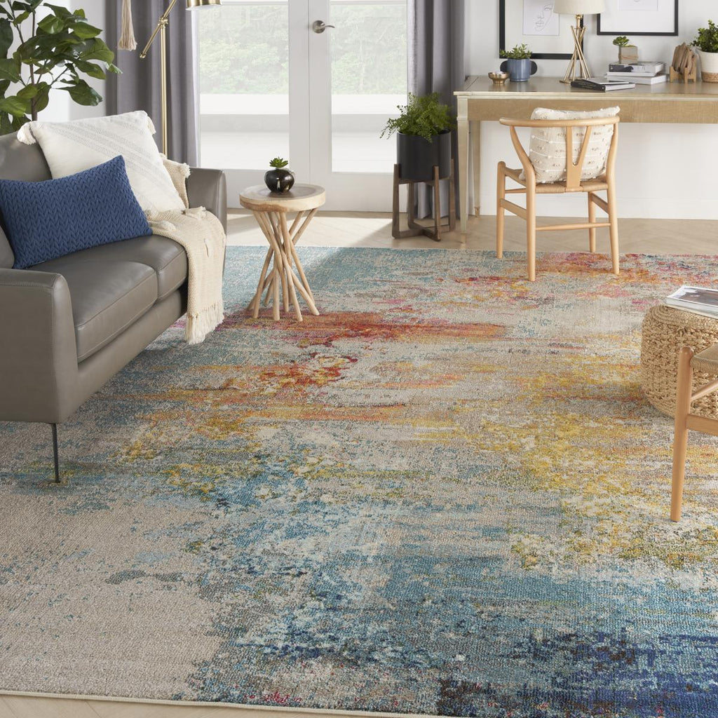 Celestial Cascade Multicolour Rug