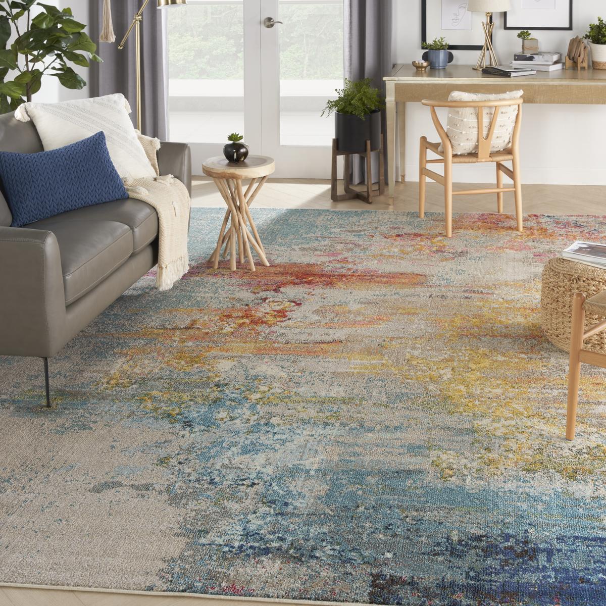 Celestial Cascade Multicolour Rug