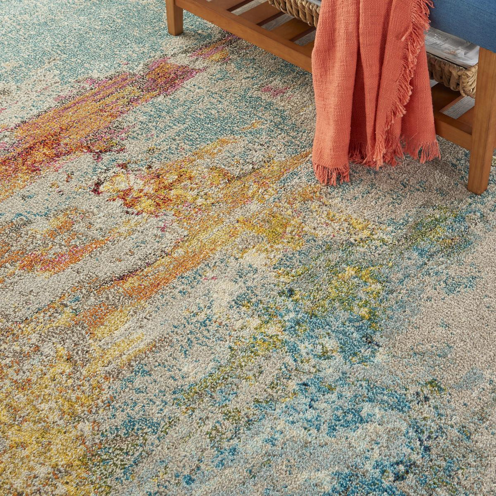 Celestial Cascade Multicolour Rug