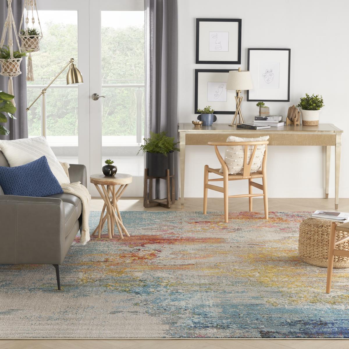 Celestial Cascade Multicolour Rug