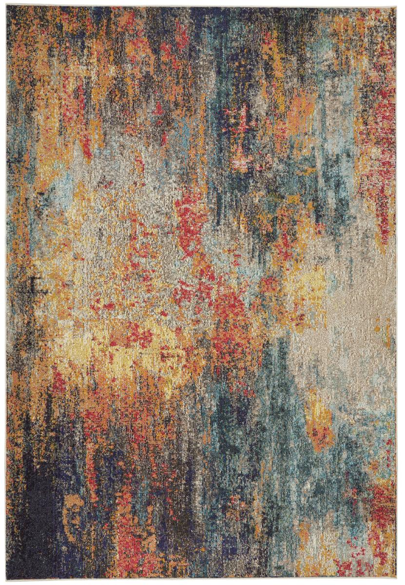 Celestial Ember Multicolour Rug