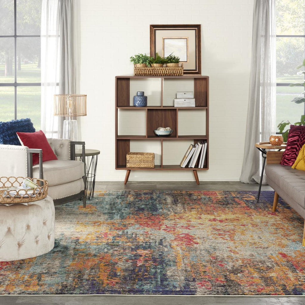 Celestial Ember Multicolour Rug