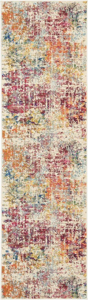 Celestial Mirage Pink Multicolour Rug