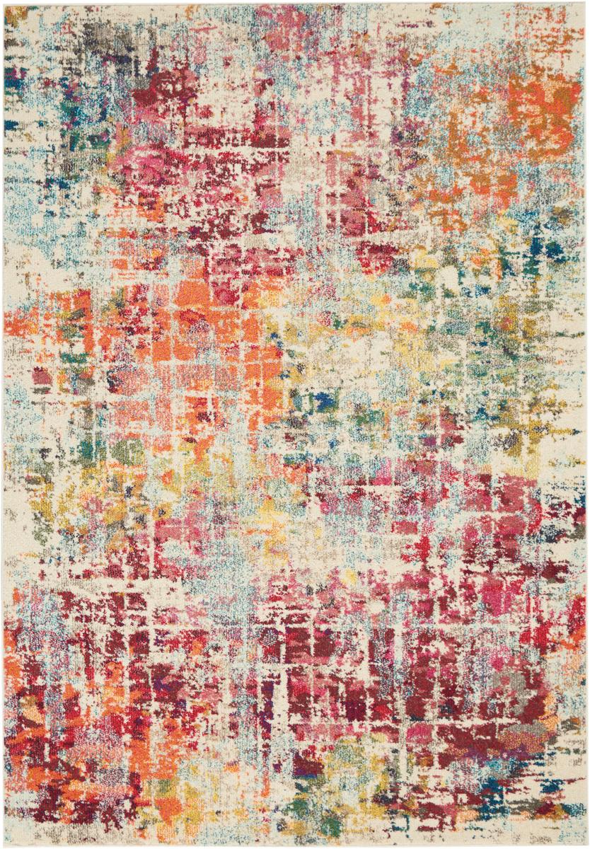 Celestial Mirage Pink Multicolour Rug