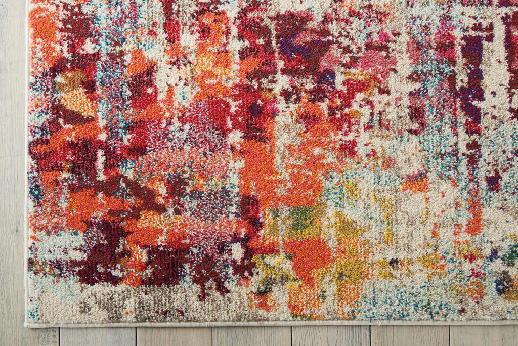 Celestial Mirage Pink Multicolour Rug