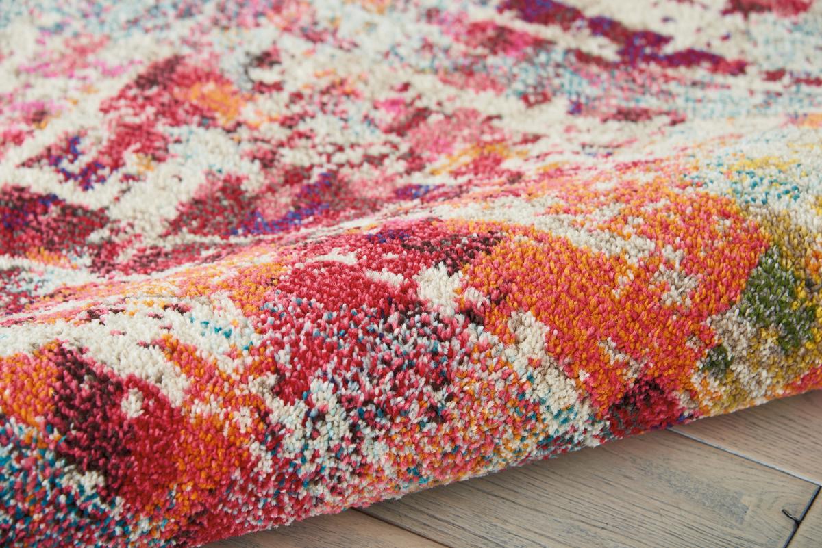 Celestial Mirage Pink Multicolour Rug