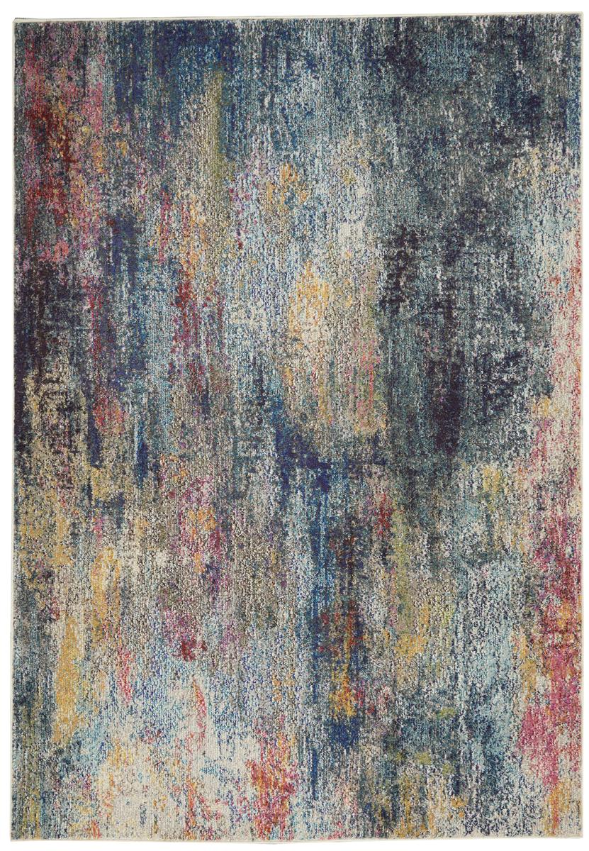 Celestial Nebula Multicolour Rug