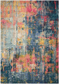 Celestial Prism Blue Yellow Rug