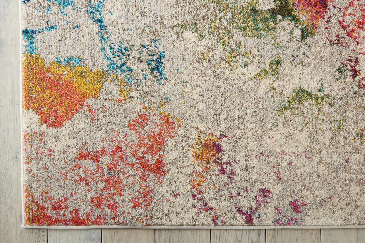 Celestial Splatter Ivory Multicolour Rug