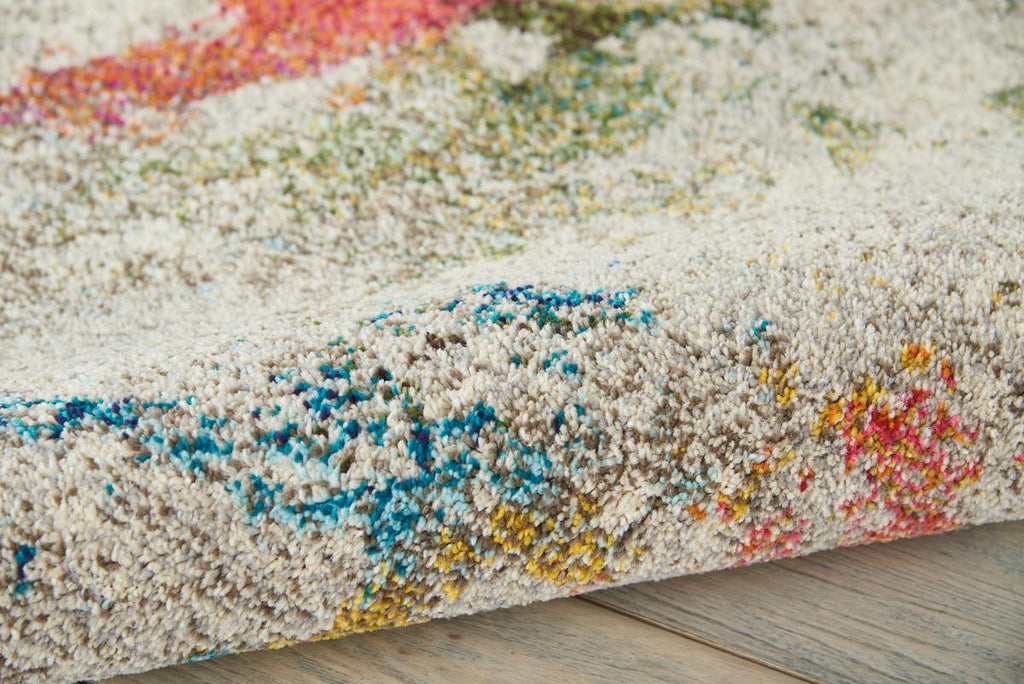 Celestial Splatter Ivory Multicolour Rug