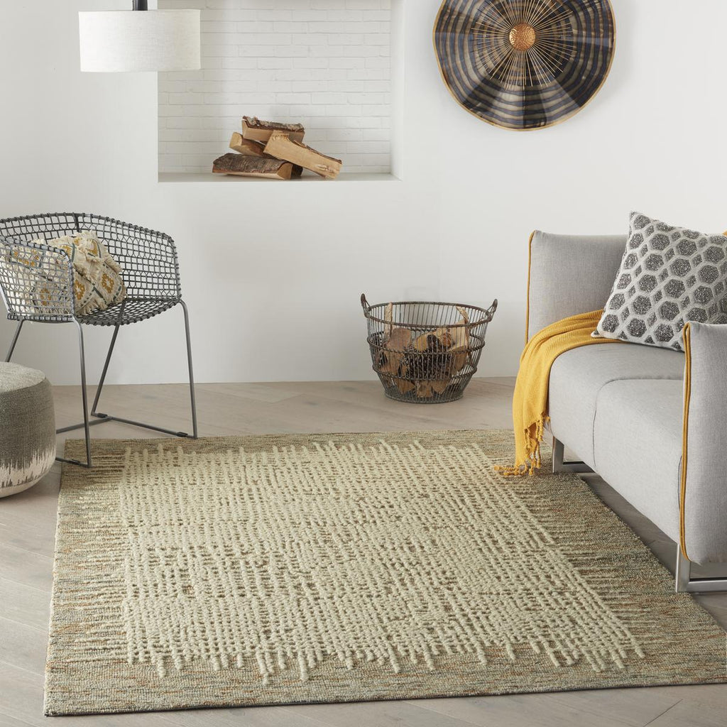 Colorado Basketweave Beige Multicolour Rug