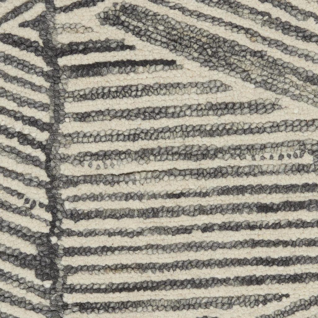 Colorado Line Grey White Rug