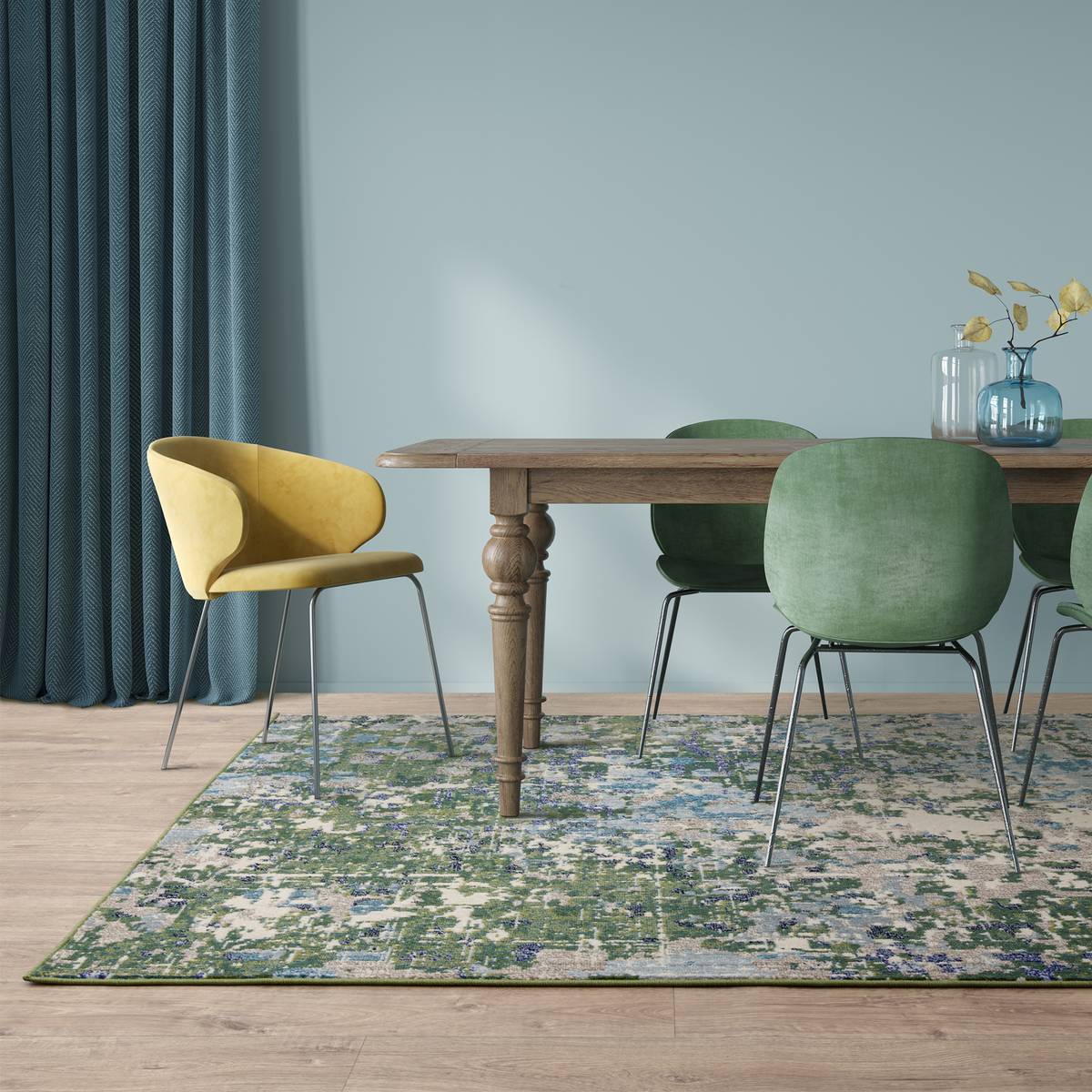 Colores Cloud Jungle Rug