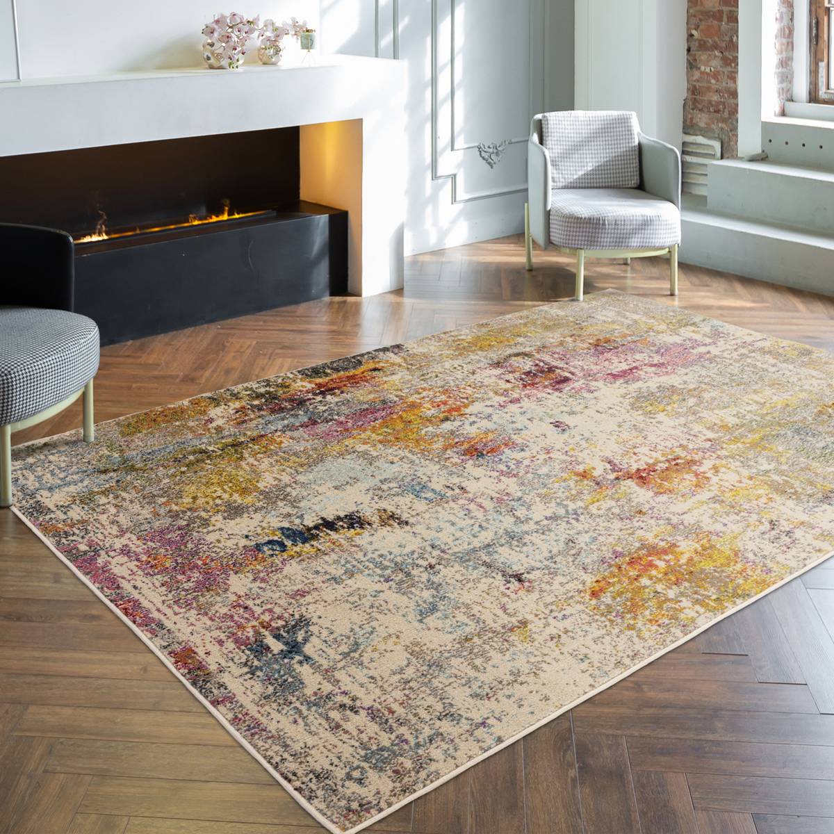 Colores Cloud Pixel Rug