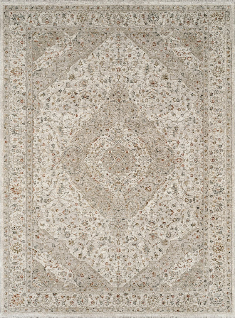Comila Medallion Ivory Rug
