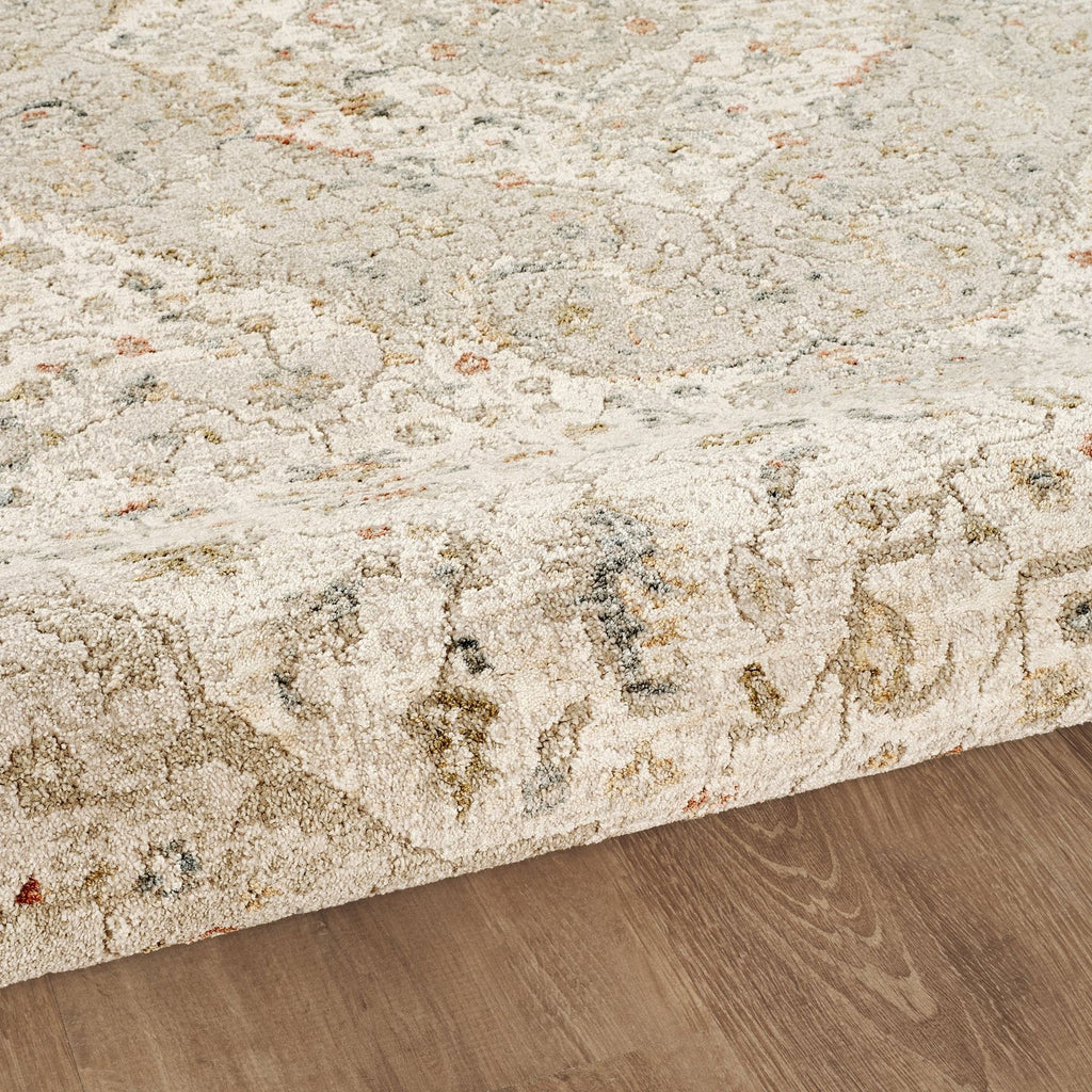 Comila Medallion Ivory Rug