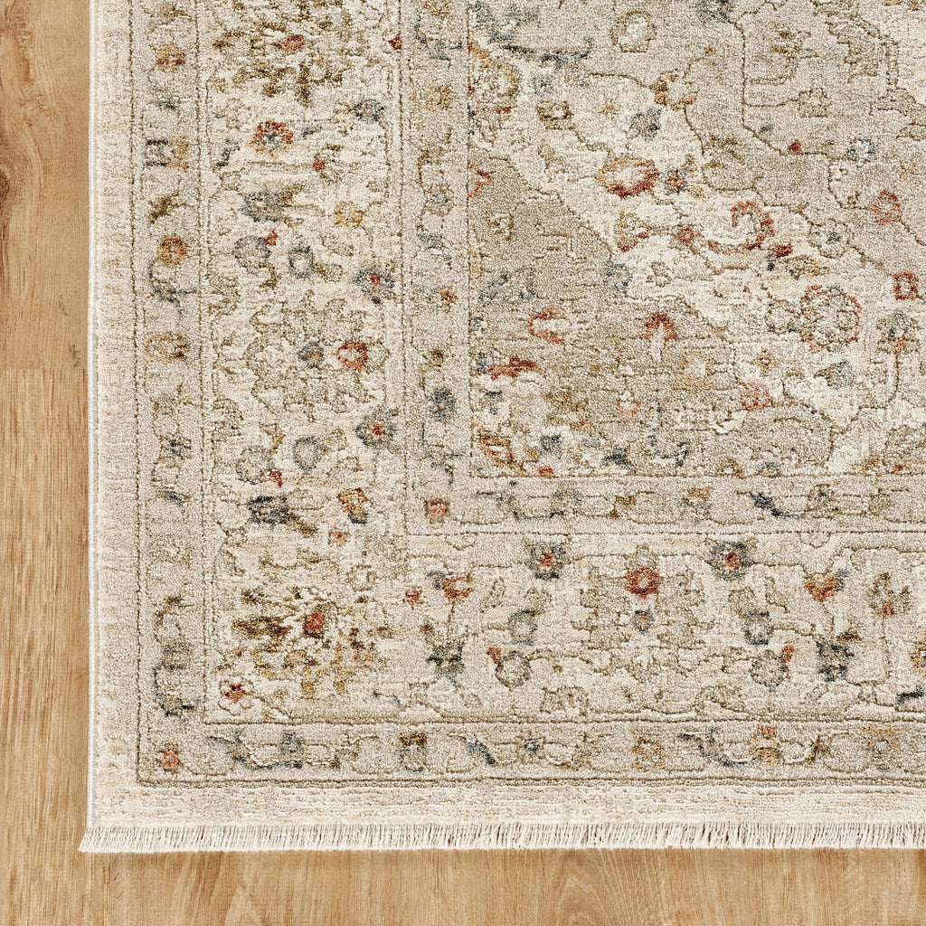 Comila Medallion Ivory Rug