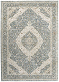 Comila Medallion Light Blue Rug