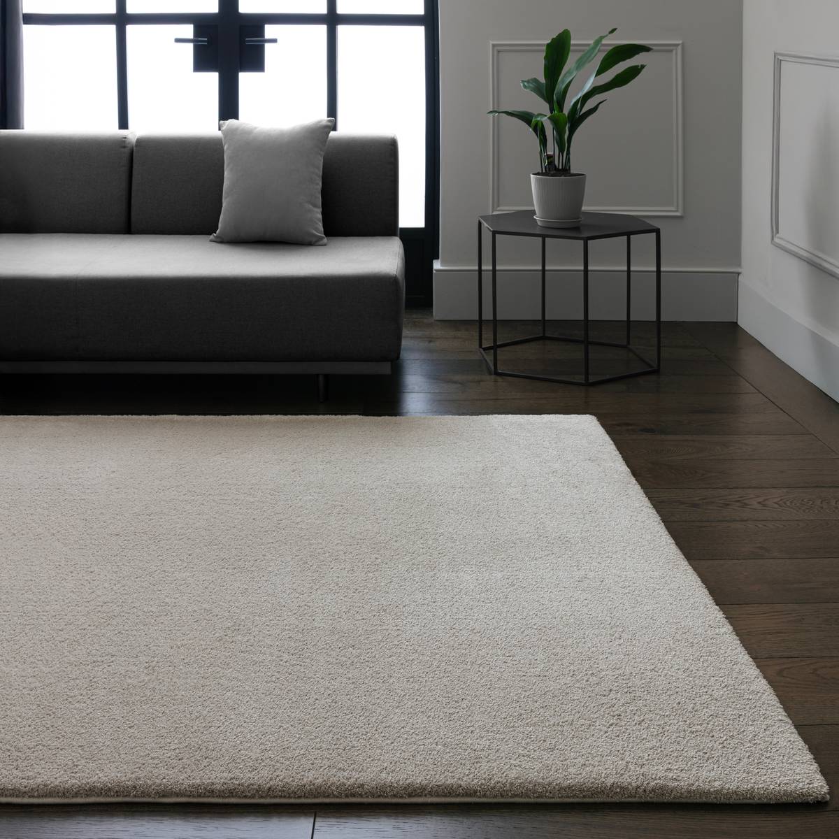Como Silver Rug