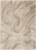 DKNY Central Park West Swirl Beige Brown Rug