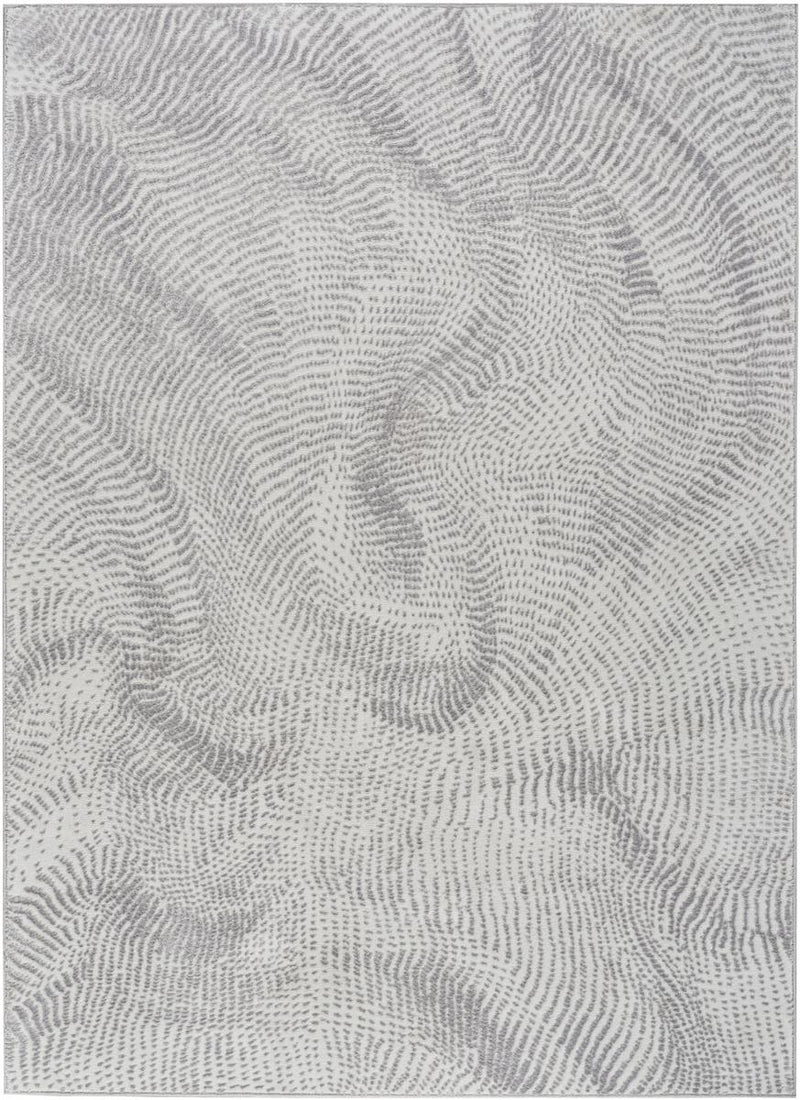 DKNY Central Park West Swirl Grey Rug