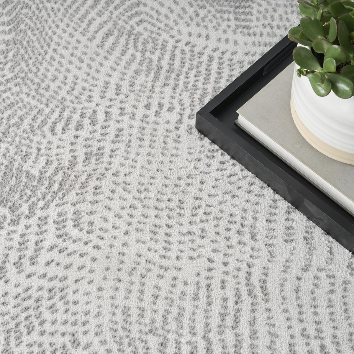 DKNY Central Park West Swirl Grey Rug