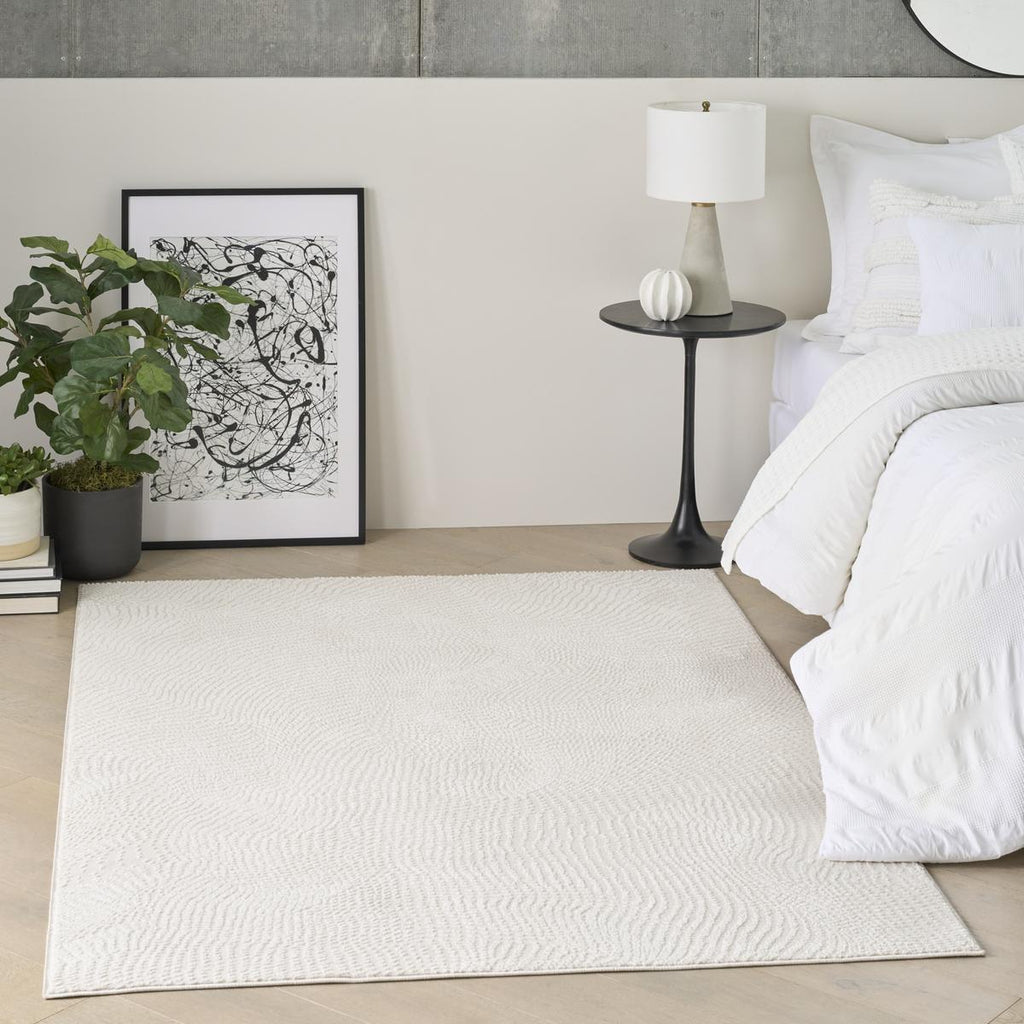 DKNY Central Park West Swirl Ivory Rug