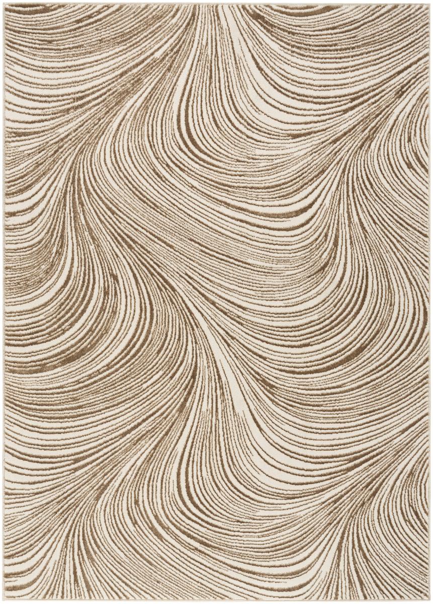 DKNY Central Park West Wave Beige Brown Rug