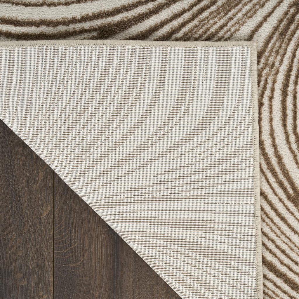 DKNY Central Park West Wave Beige Brown Rug