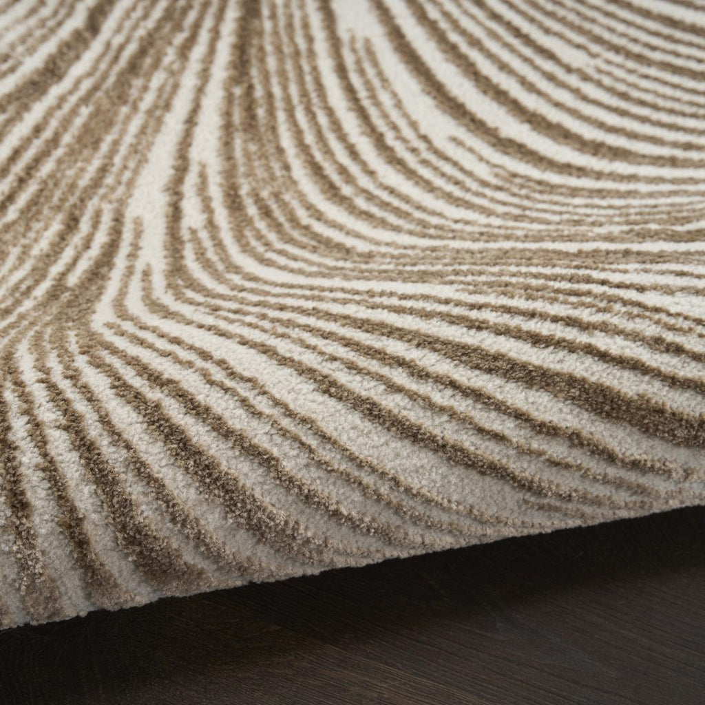 DKNY Central Park West Wave Beige Brown Rug